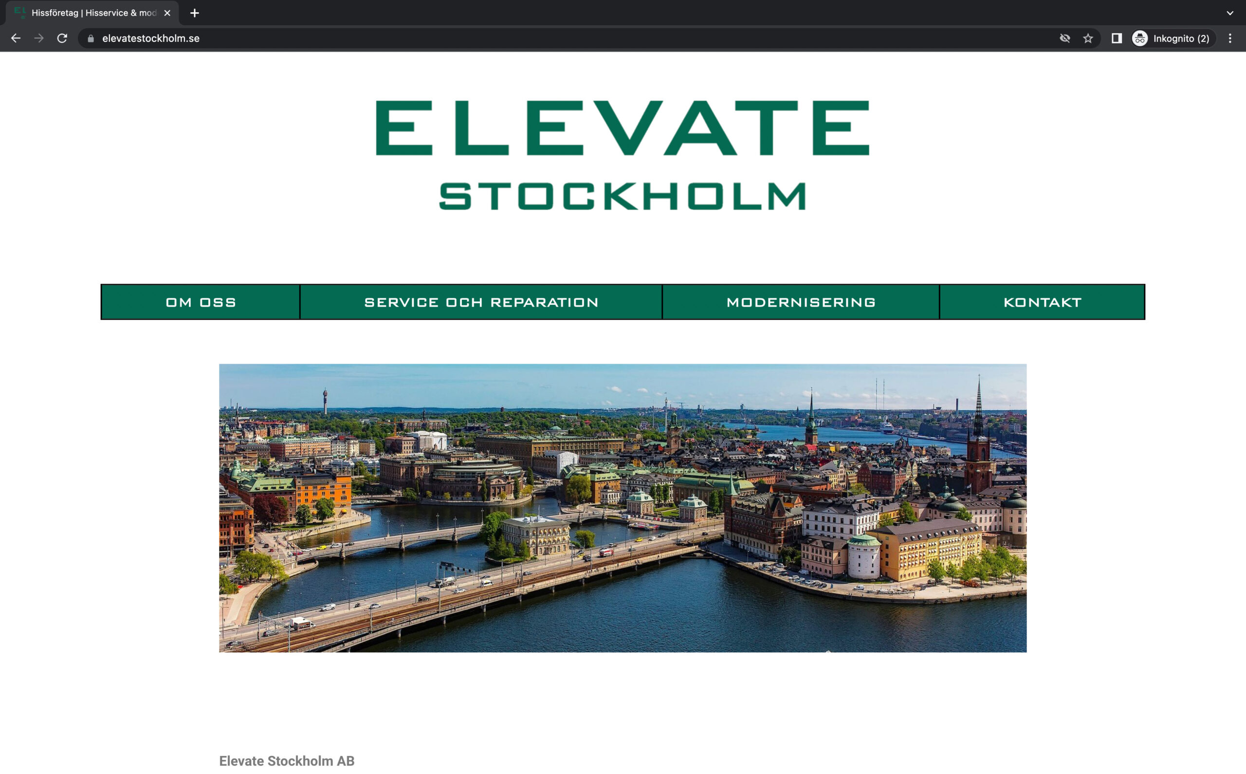 Elevatestockholm.se